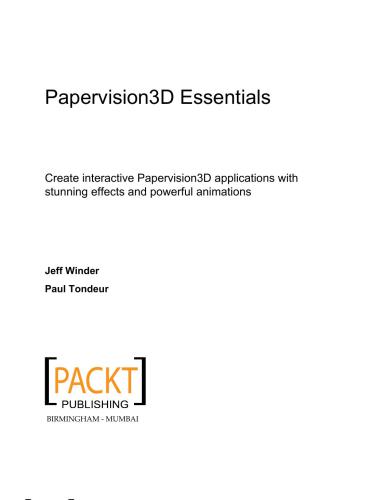 Papervision3D Essentials