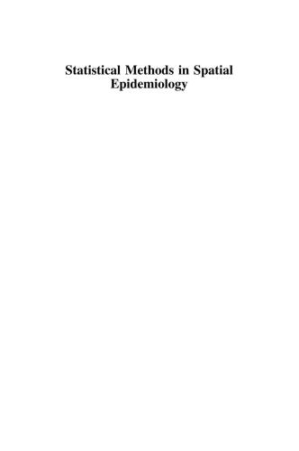 Statistical Methods in Spatial Epidemiology