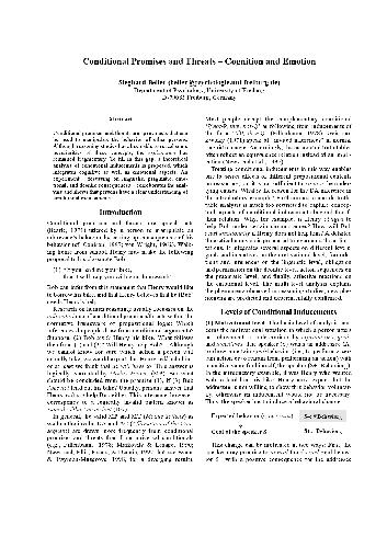 Cognition and Emotion