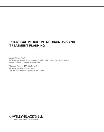Practical Periodontal Diagnosis and Treatment Planning