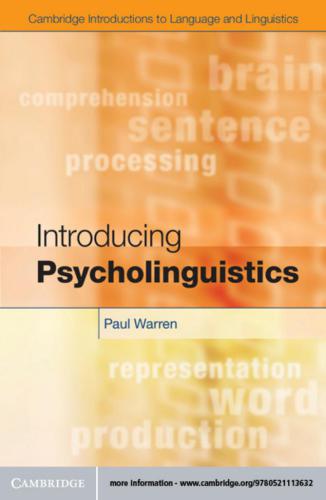 Introducing Psycholinguistics