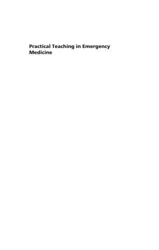 Practical Teaching in Emergency Medicine