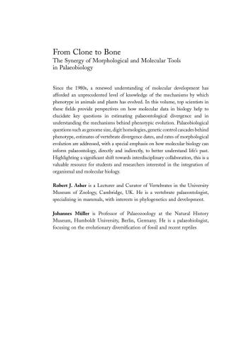 From Clone to Bone: The Synergy of Morphological and Molecular Tools in Palaeobiology