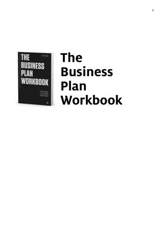 The Business Plan Workbook