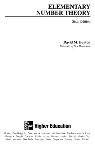 Elementary number theory