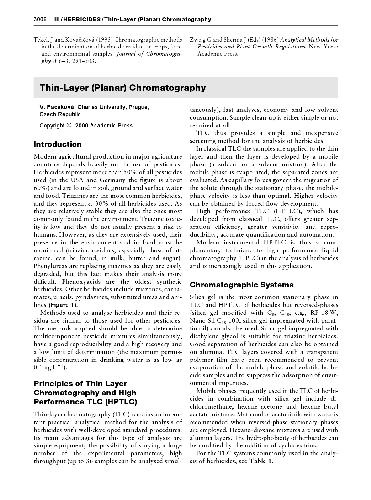 Chromatography Encyclopedia Of Separation Science
