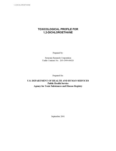 ATSDR's Toxicological Profiles: Web Version