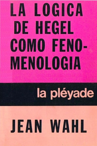 La lógica de Hegel como fenomenología