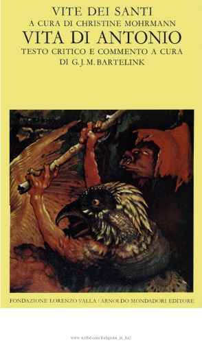 Vite dei santi dal III al VI secolo. Vita di Antonio
