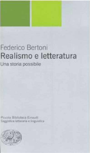 Realismo e letteratura. Una storia possiblie
