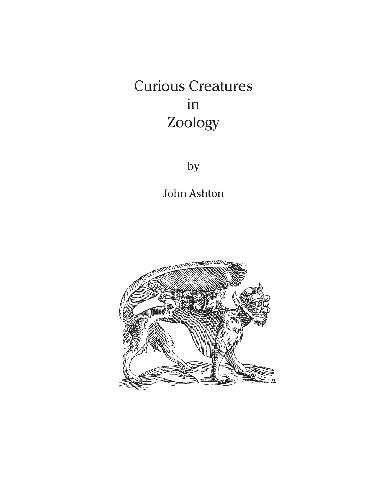 Curious Creatures In Zoology
