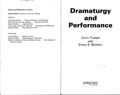 Dramaturgy and performance