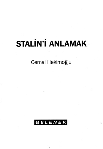 Stalin'i Anlamak