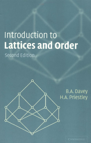 Introduction to Lattices and Order