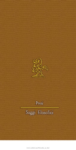 Saggi filosofici. Empirismo logico, epistemologia e logica