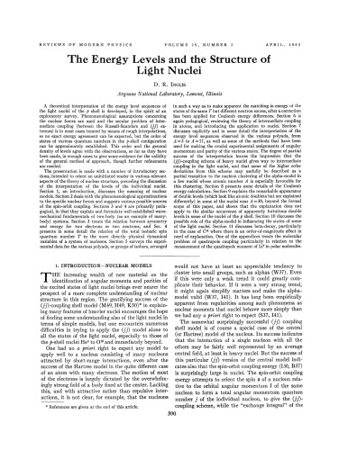 The Energy Levels and the Structure of Light Nuclei
