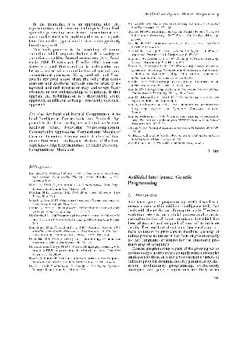 Artificial Intelligence, Genetic Programming