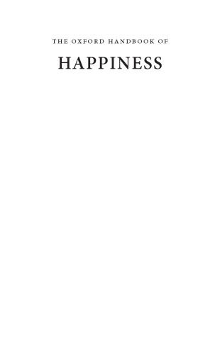 The Oxford Handbook of Happiness
