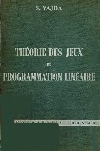 Theorie des jeux et programmation lineaire