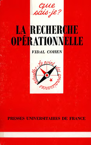 La recherche opérationnelle
