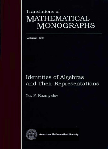 Identities of Algebras and their Representations