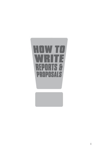 How to Write Reports and Proposals