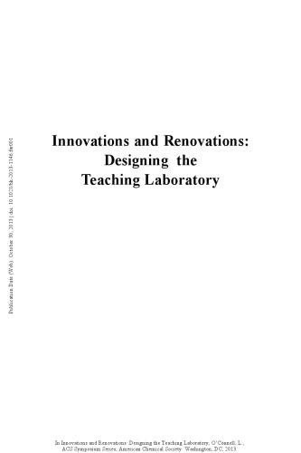 Innovations and Renovations: Designing the Teaching Laboratory