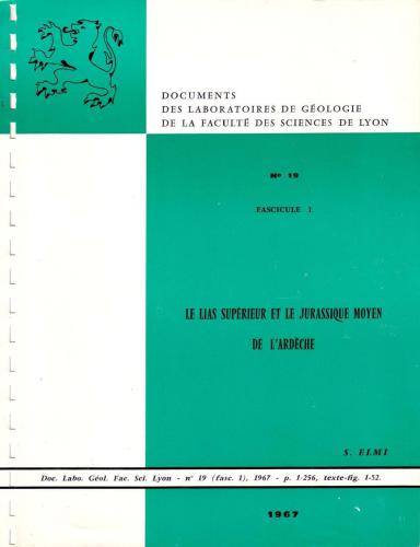 Le Lias supérieur et le Jurassique moyen de l'Ardèche