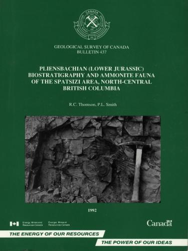Pliensbachian (Lower Jurassic) Biostratigraphy and Ammonite Fauna of the Spatsizi Area, North-Central British Columbia