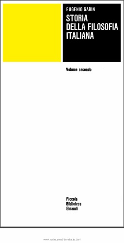 Storia della filosofia italiana