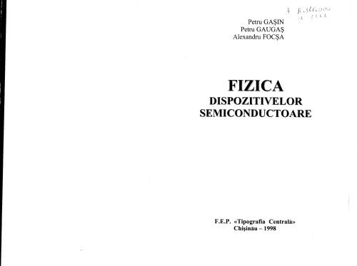 Fizica dispozitivelor semiconductoare