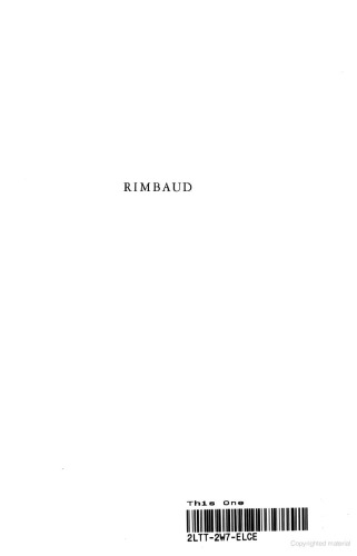 Rimbaud: Visions and Habitations