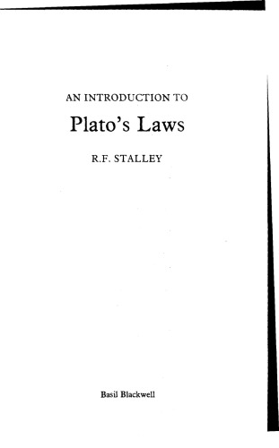 An introduction to Plato's Laws