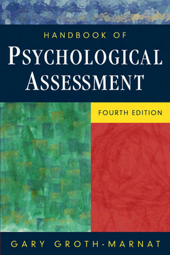 Handbook of Psychological Assessment