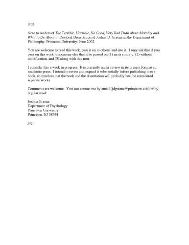 The Terrible, Horrible, No Good, Very Bad Truth about Morality and What to Do About it