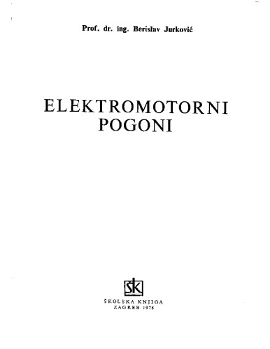 Elektromotorni pogoni