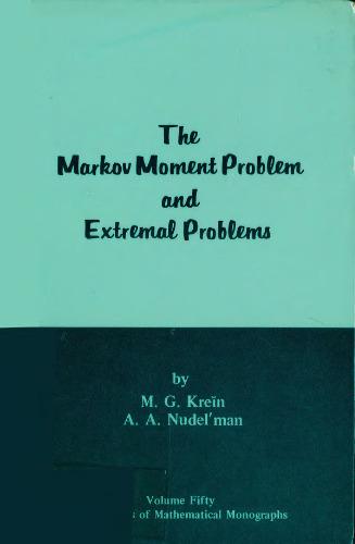 The Markov Moment Problem and Extremal Problems