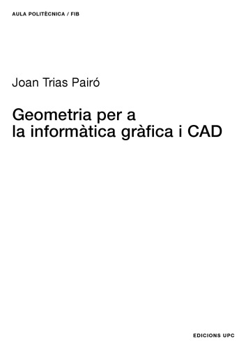 Geometria per a la informàtica i CAD
