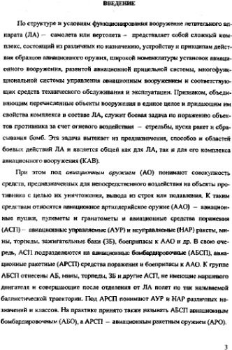 Комплексы авиационного вооружения: состав и общая характеристика.