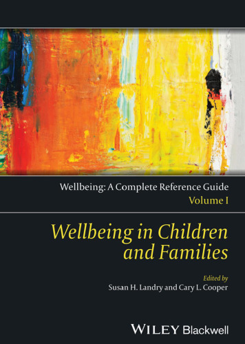 Wellbeing: A Complete Reference Guide, Wellbeing in Children and Families Volume I