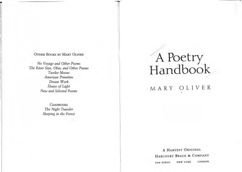 A Poetry Handbook