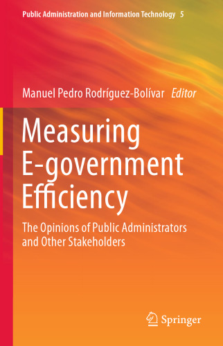 Measuring E-government Efficiency: The Opinions of Public Administrators and Other Stakeholders