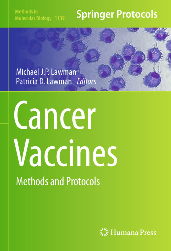 Cancer Vaccines: Methods and Protocols