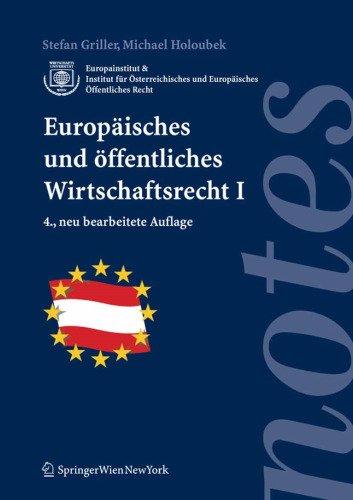Europäisches und öffentliches Wirtschaftsrecht I