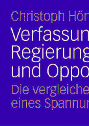 Verfassungsgericht, Regierung und Opposition: Die vergleichende Analyse eines Spannungsdreiecks