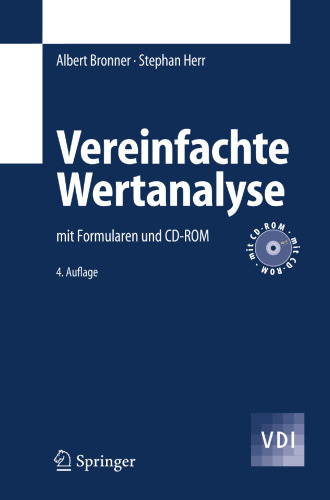 Vereinfachte Wertanalyse: mit Formularen und CD-ROM