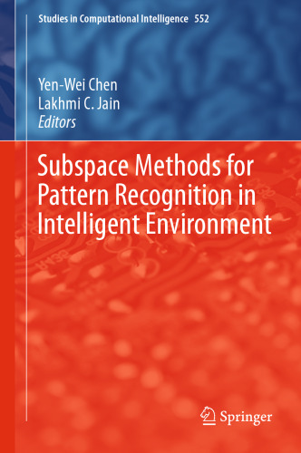 Subspace Methods for Pattern Recognition in Intelligent Environment