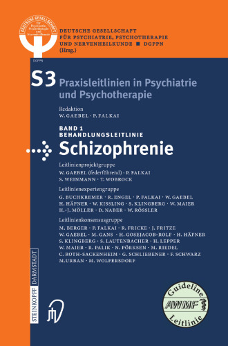 Behandlungsleitlinie Schizophrenie