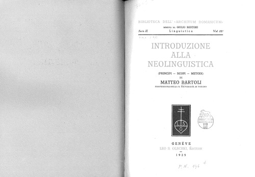 Introduzione alla Neolinguistica
