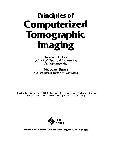 Principles of Computer Tomography Imaging